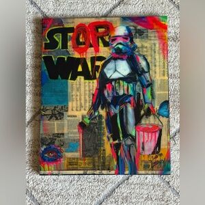 Colorful Stormtrooper Mixed Media Art